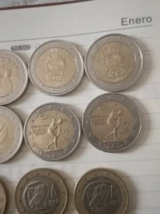 Monete da 1 Euro e 2 Euro