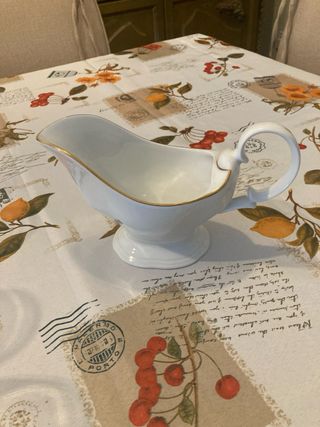 Juego Vajilla y Copas Porcelana Blanca