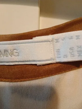 Falda estampada flores y pedreria de seda