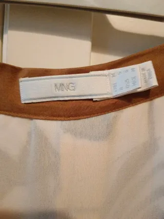 Falda estampada flores y pedreria de seda