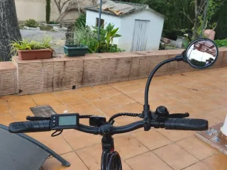 Bicicleta Eléctrica Plegable Negra