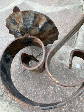 Coppia Applique Ferro Battuto