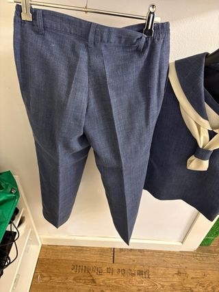 Traje comunión azul talla 10 niño