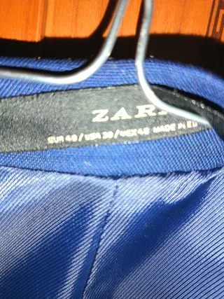 Traje Zara Azul