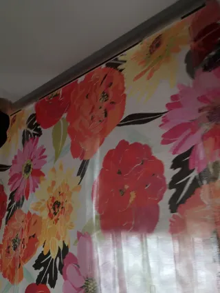 Estor enrollable vintage floral