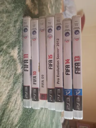 Lote PS3 Juegos FIFA y PES (Fútbol)