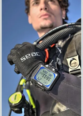 Ordenador de Buceo SEAC Tablet Negro/Plata