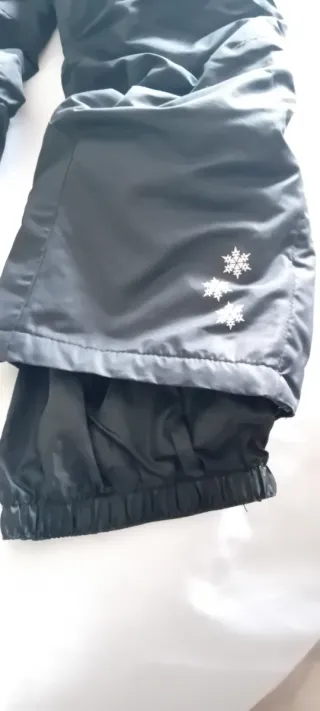 Pantalón de nieve Talla 122-128 Gris