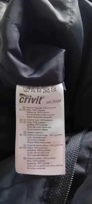 Pantalón de nieve Talla 122-128 Gris