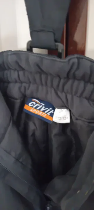 Pantalón de nieve Talla 122-128 Gris
