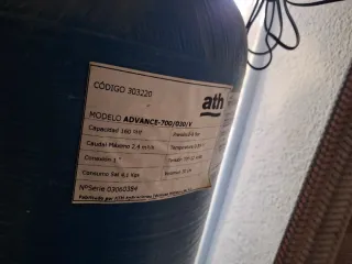 Descalcificador de agua