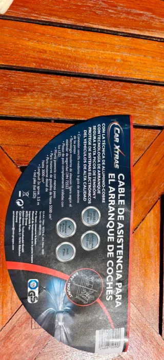 Cables de arranque para coche