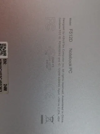 ASUS VivoBook F512D 15.6 AMD Ryzen 3