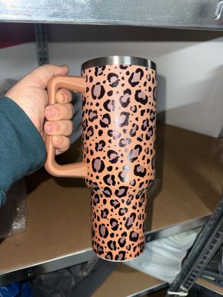 Jarra termo grande estampado animal print