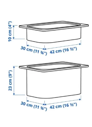Estantería Trofast IKEA con 6 cubos