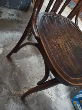 Sillas de madera vintage