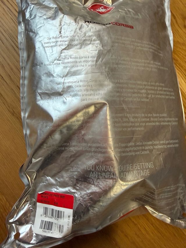 Culotte Castelli Talla L Negro