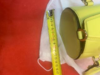 Borsa Prada Sybille Pelle Rara Verde Giallo