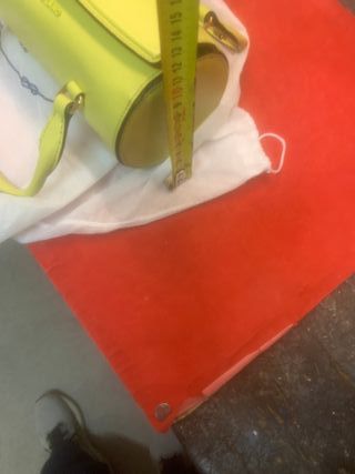 Borsa Prada Sybille Pelle Rara Verde Giallo