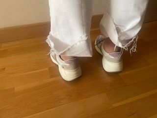 Zapatillas Gioseppo grises y rosas