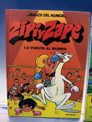 Lote 2 Comics Zipi y Zape, Magos del humor, La vuelta al mundo, El tonel del tiempo.