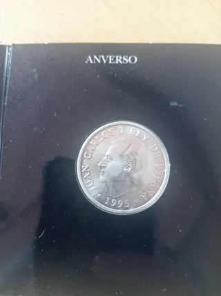 2000 Pesetas Plata 1995 Estuche