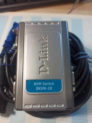 Conmutador KVM 2 PC VGA PS/2