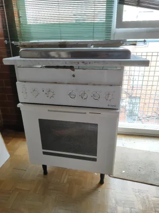Horno y cocina de gas