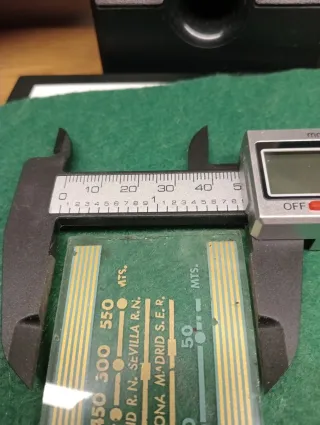 Vidrios para radio pequeña