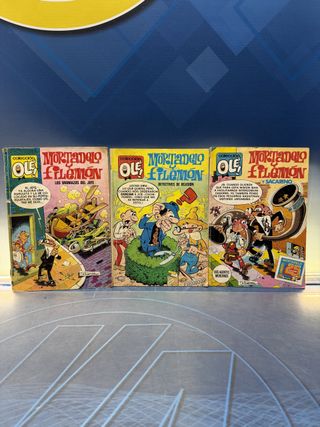 Lote 3 Comics Mortadelo y Filemon