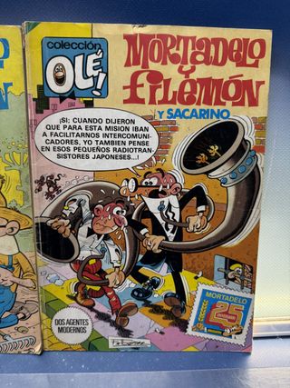 Lote 3 Comics Mortadelo y Filemon