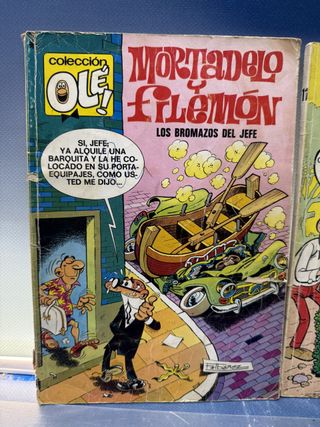 Lote 3 Comics Mortadelo y Filemon