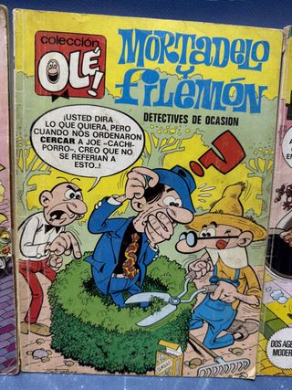 Lote 3 Comics Mortadelo y Filemon