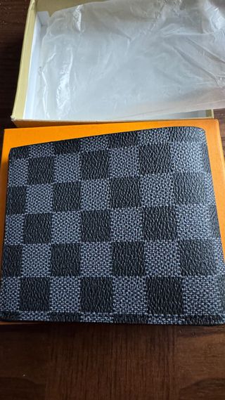 Portafoglio Uomo Nero Grigio