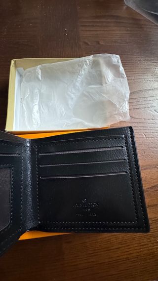 Portafoglio Uomo Nero Grigio