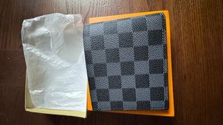 Portafoglio Uomo Nero Grigio