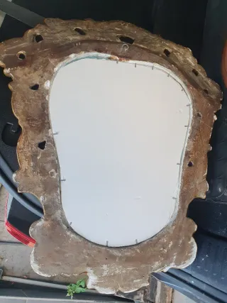 Espejo Vintage Rococó Dorado