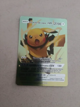 Carta Pokémon Pikachu GX 2700 PS