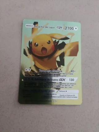 Carta Pokémon Pikachu GX 2700 PS