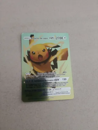 Carta Pokémon Pikachu GX 2700 PS