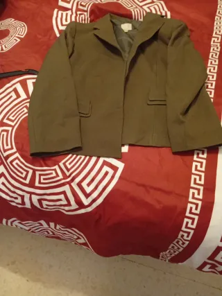 Chaqueta americana verde oliva