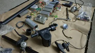 Lote piezas patinete eléctrico