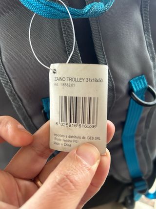 Zaino trolley EXP 31x18x50 cm