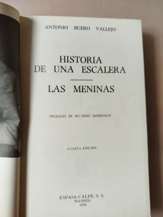 Las Meninas/Historia una escalera, Buero Vallejo