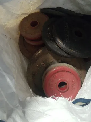 Pesas de gimnasio varios kg