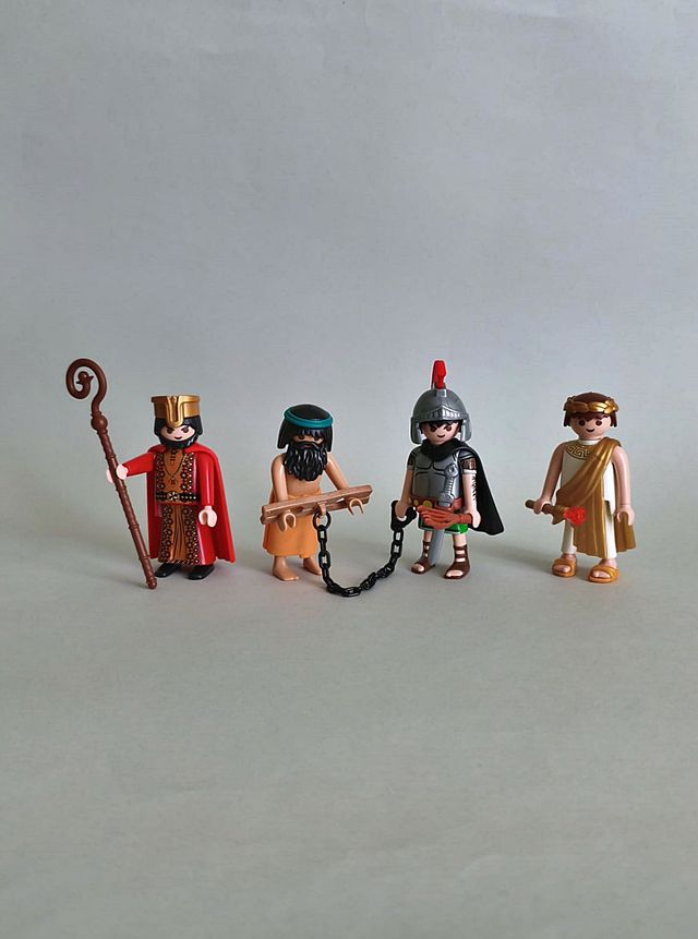 Playmobil Gobernador, Fariseo, Esclavo y Centurión