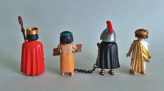 Playmobil Gobernador, Fariseo, Esclavo y Centurión