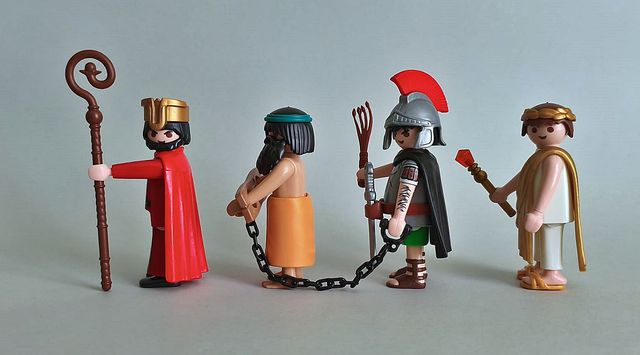 Playmobil Gobernador, Fariseo, Esclavo y Centurión