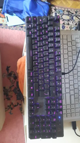 Ratón Gaming Negro con Cable