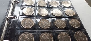 60 Monedas 50 y 5 Pesetas España Sin Circular